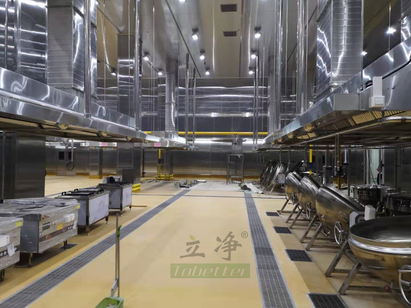 唐久食品-十萬級凈化車間-中央廚房凈化工程